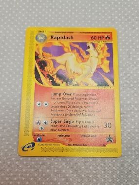 2002 Pokemon Rapidash 51 Black Star Promo